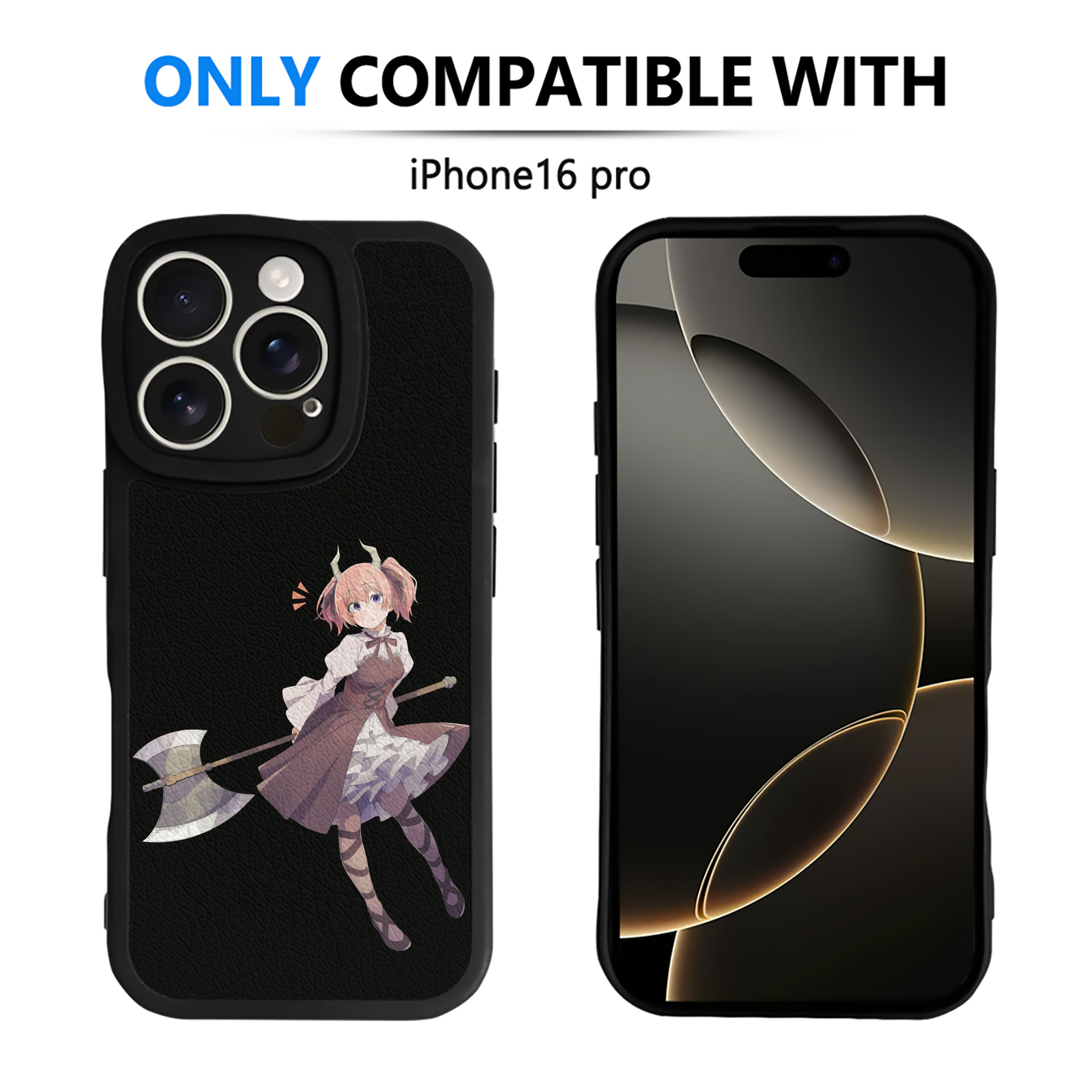 （画像用） 葬送のフリーレン Frieren 【iPhone 16シリーズ対応】シリコンスマホケース（レザー調） 材質：シリコン